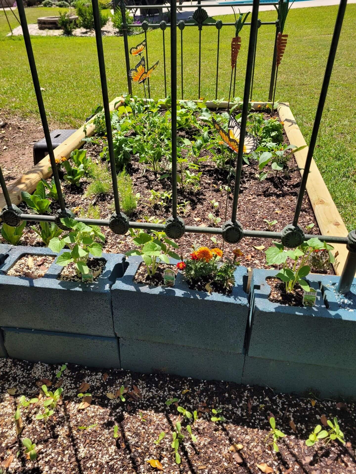 Garden bed installation